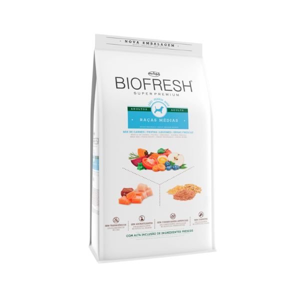 ALIMENTO BIOFRESH SUPER PREMIUM PERRO ADULTO RAZA MEDIA 3 KGS