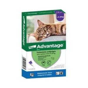 ANTIPARASITARIO ADVANTAGE 4 A 8 KG GATOS PIPETA BAYER