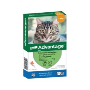 ANTIPARASITARIO EXTERNO ADVANTAGE GATOS HASTA 4 KG