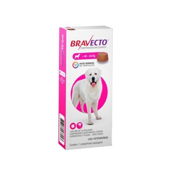 ANTIPARASITARIO EXTERNO BRAVECTO PERRO 40 A 56 KG