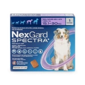 ANTIPARASITARIO NEXGARD SPECTRA 15.1 - 30 KG 1 TABLETA MASTICABLE
