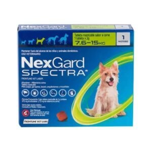 ANTIPARASITARIO NEXGARD SPECTRA 7.6 - 15 KG 1 TABLETA MASTICABLE