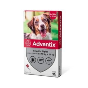 ANTIPULGAS ADVANTIX PIPETA 2.5 ML CANINO 10 KG A 25 KG