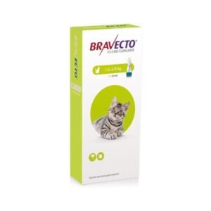 ANTIPULGAS Y GARRAPATAS BRAVECTO GATO PIPETA 1.2 - 2.8 KG