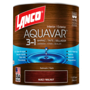 BARNIZ AQUAVAR NUEZ 1/4GALÓN LANCO
