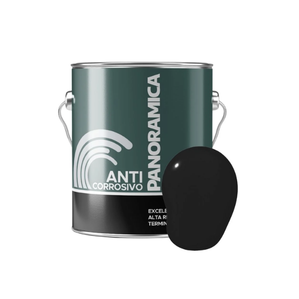 DOBLE ACCIÓN ESMALTE ANTICORROSIVO NEGRO 1/4 GALÓN