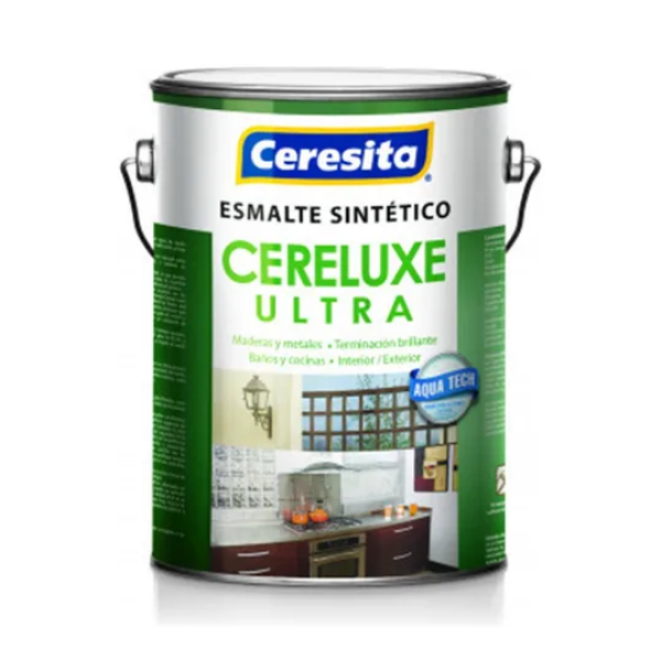 ESMALTE SINTÉTICO CERELUX ULTRA BASE MEDIA LT CERESITA PARA ACERO