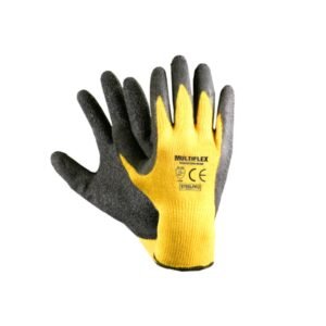 GUANTE PALMA LATEX NEGRO MULTIFLEX