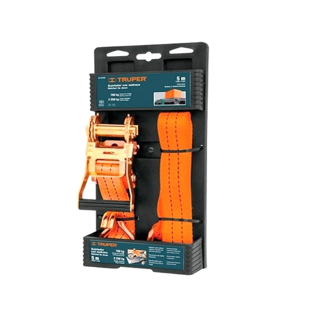 SUJETADOR CON MATRACA CARGA MÁXIMA 2250 TRUPER