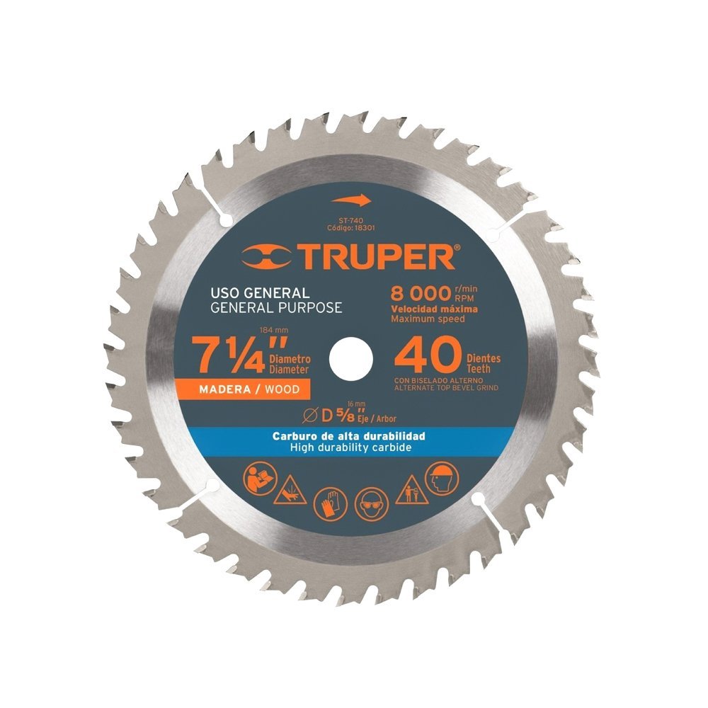 SIERRA CIRCULAR TRUPER PARA MADERA ST-740 18301