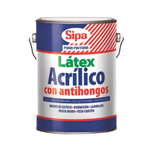 LATEX ACRILICO ANTIHONGO BCO SIPA GALÓN