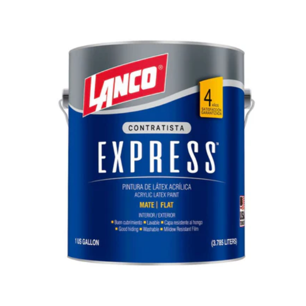 LATEX INT EXPRESS MATE BCO 1GALÓN LANCO