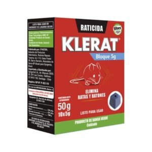 RATICIDA KLERAT BLOQUE 50 GR