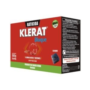 RATICIDA KLERAT BLOQUE 500 GR