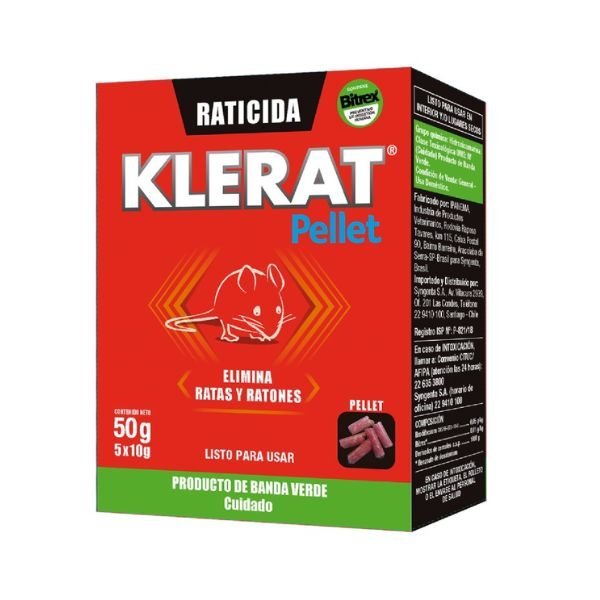 RATICIDA KLERAT PELLETS 50 GR